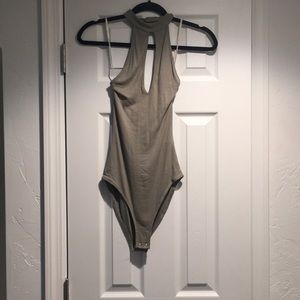 Forever 21 bodysuit. Size medium. Olive green.